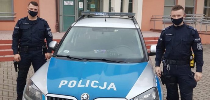 Artykuł: Szybka reakcja policjantów zapobiegła tragedii