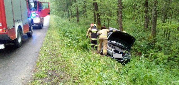 Artykuł: BMW wpadło do rowu!