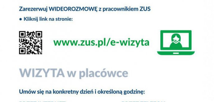 Artykuł: Klienci ZUS na Warmii i Mazurach skorzystali z ponad 1,8 tys. konsultacji on-line