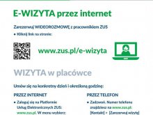 Klienci ZUS na Warmii i Mazurach skorzystali z ponad 1,8 tys. konsultacji on-line