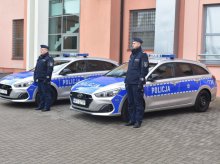 Dwa nowe radiowozy trafiły do braniewskiej Policji