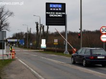 Utrudnienia na przejściu granicznym w Gronowie