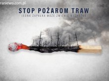 Kampania informacyjna – „STOP POŻAROM TRAW”