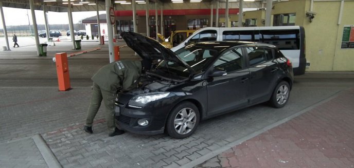 Artykuł: Osobowe Renault Megane zatrzymane na przejściu w Gronowie