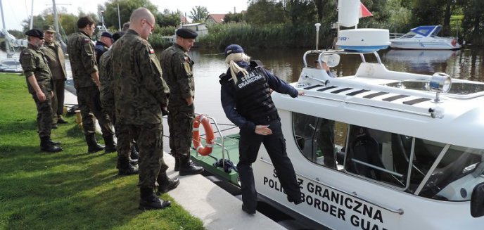 Artykuł: Żołnierze rezerwy z wizytą w Straży Granicznej