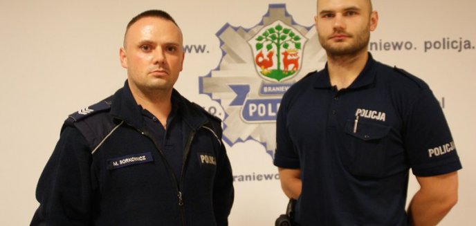 Artykuł: Policjanci z patrolówki uratowali człowieka