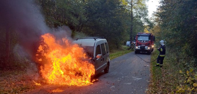 Pożar auta – Grzechotki