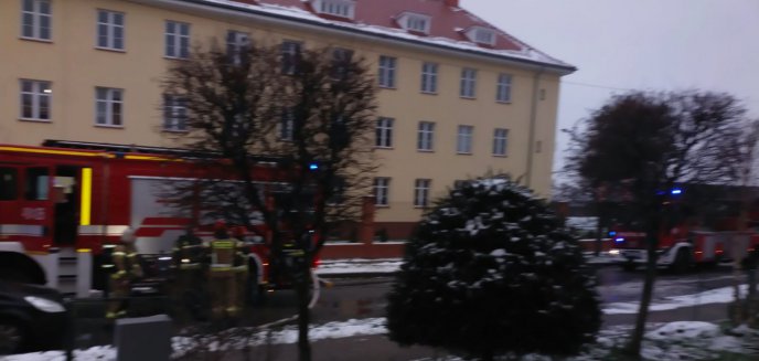 Pożar piwnicy w Braniewie ul. Wojska Polskiego.