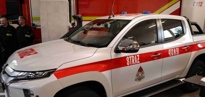 Uroczyste przekazanie pojazdów pożarniczych i łodzi Komendzie Powiatowej PSP w Braniewie