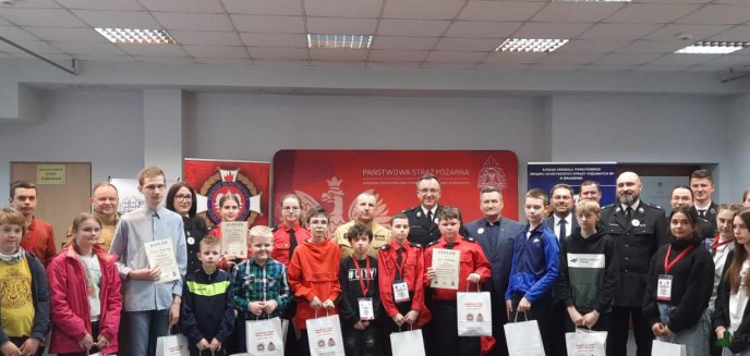 Artykuł: Finał powiatowy Ogólnopolskiego Turnieju Wiedzy Pożarniczej „Młodzież Zapobiega Pożarom”