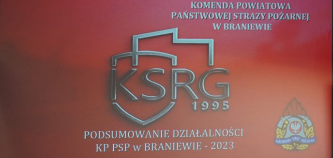Braniewscy strażacy PSP podsumowali działalność na rzecz ochrony przeciwpożarowej w 2023 roku