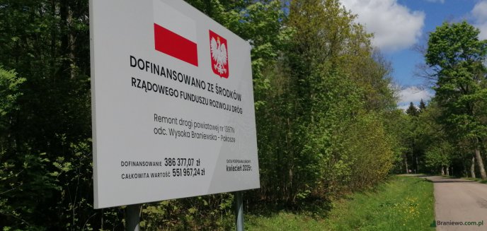 Remont drogi powiatowej Nr 1397N odc. Wysoka Braniewska – Pakosze