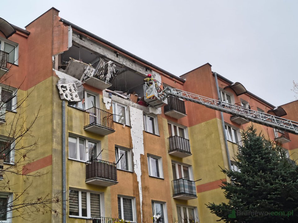 Gaz wybucha w Braniewie