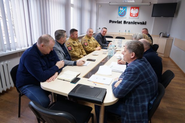 SPOTKANIE ROBOCZE W STAROSTWIE