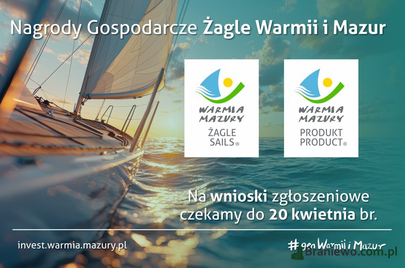 Nagrody Gospodarcze Żagle Warmii i Mazur - nabór 2026