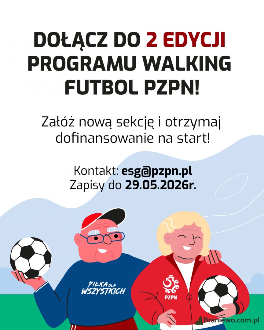 Trwa nabór do 2. edycji programu Walking Futbol!