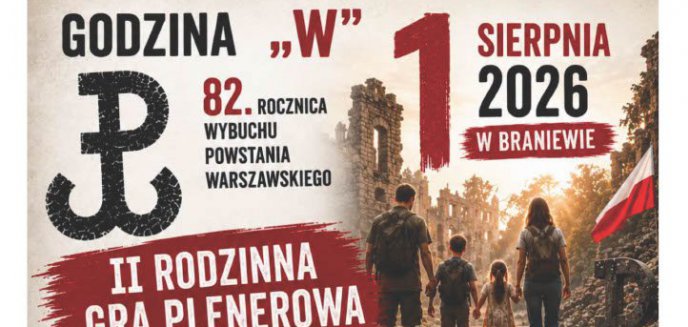 Braniewo uczci 82. rocznicę wybuchu Powstania Warszawskiego