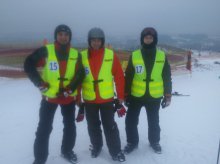 Braniewscy Policjanci założyli narty