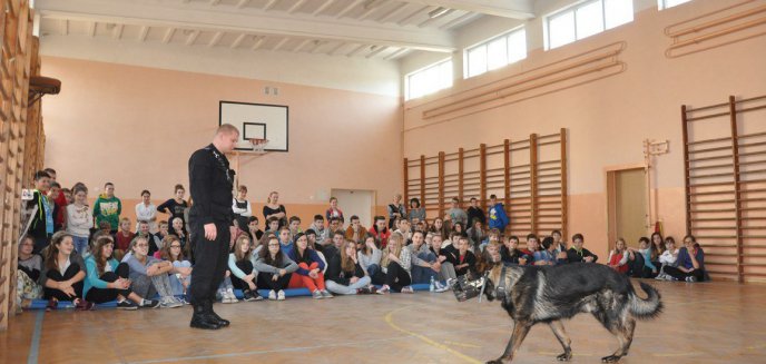 Artykuł: Braniewo : Zajęcia z przewodnikiem psów służbowych