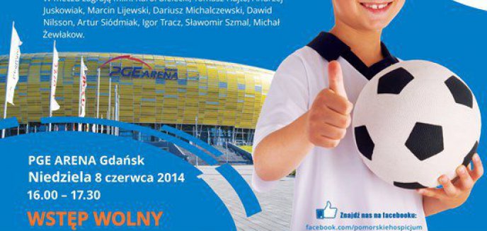 Artykuł: PGE ARENA Gdańsk, 8 czerwca 2014 r.  Mecz charytatywny Przyjaciele Hospicjum kontra Reszta Świata