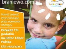 Przekaż 1% podatku Fundacji Bátor Tábor Polska! Pomóż zorganizować obozy terapeutyczne dla dzieci chorych onkologicznie