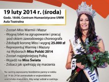 Miss zapraszają