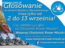 Rowery miejskie wyjadą na ulice Olsztyna