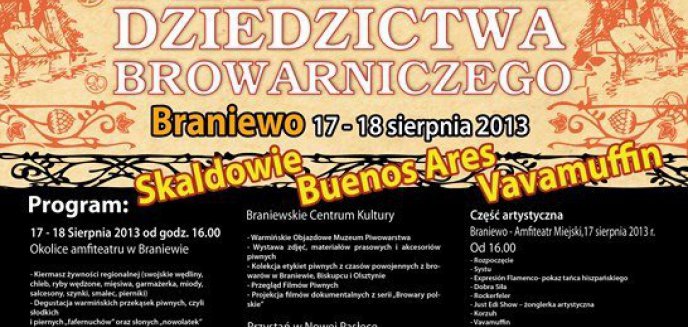 Artykuł: SKALDOWIE po raz pierwszy w Braniewie! Piwowary 17-18 sierpnia!