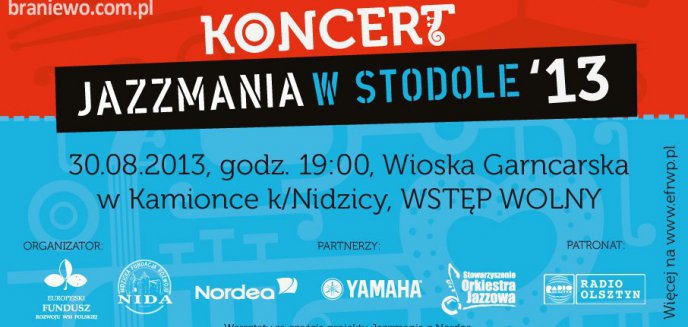 Artykuł: Koncert plenerowy „JaZZmania w Stodole”