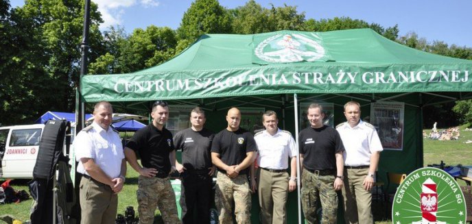 Artykuł: Centrum Szkolenia Straży Granicznej na pikniku „Bezpieczna Warmia i Mazury – Wakacje 2013 r.”