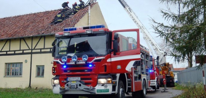 Artykuł: Pożar stolarni – Braniewo