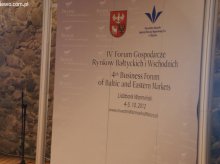 Trwa IV Forum Gospodarcze Rynków Bałtyckich i Wschodnich