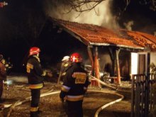 Nocny pożar – Frombork / powiat braniewski.