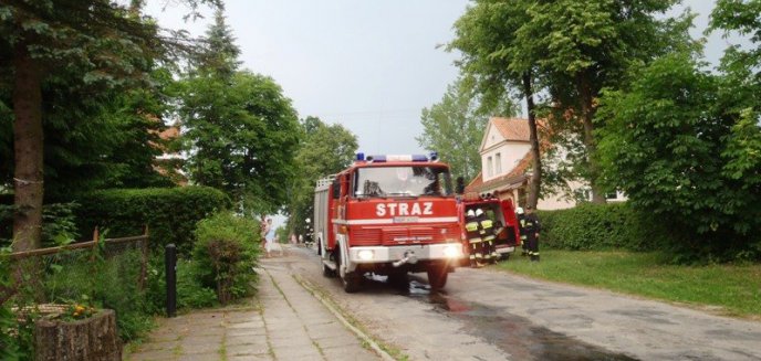 Artykuł: Słobity – pożar obiektu sakralnego – ćwiczenia strażaków ochotników