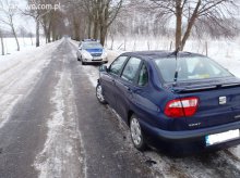 Kolizja dwóch pojazdów osobowych – powiat braniewski.