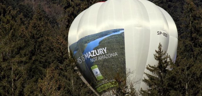 Artykuł: Szwajcaria zobaczyła Mazury...na balonie