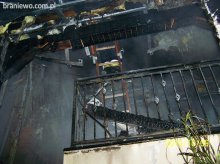 Pożar budynku mieszkalnego – Dębiny gmina Wilczęta