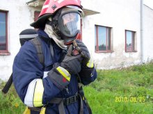 Pożar kotłowni – ćwiczenia braniewskich strażaków