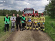 Braniewscy strażacy na ćwiczeniach KLUSY 2021
